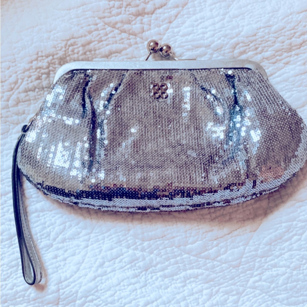 Coach sequins clutch